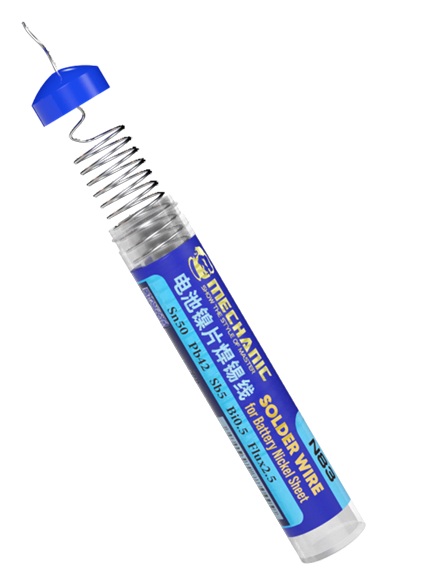 ESTAÑO EN TUBO 0.8MM 25G N83 - MECHANIC