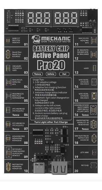 ACTIVADOR DE BATERIAS PRO20 - MECHANIC